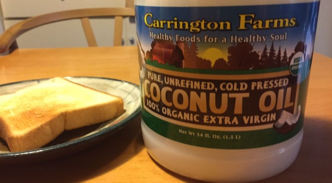 ココナッツオイルの実食日記 その１ ～ココナッツオイルはバターの代わりになるのか～
