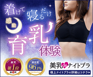 極上ナイトブラで理想のバストを目指す【美乳deナイトブラ】