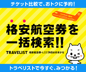 国内格安航空券・LCCの比較・予約なら【トラベリスト】