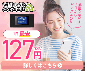 WiFiモバイルルータの1日レンタルサービス【WiFiレンタルどっとこむ】