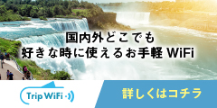 月額基本料金0円で使った分だけ!Trip WiFi