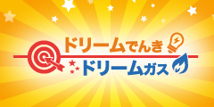 【業界初】宝くじ付き電力サービス【ドリームでんき・ガス】